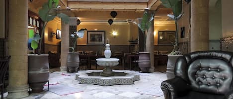 Interior entrance