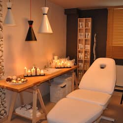 Sauna, hot tub, facials, manicures and pedicures