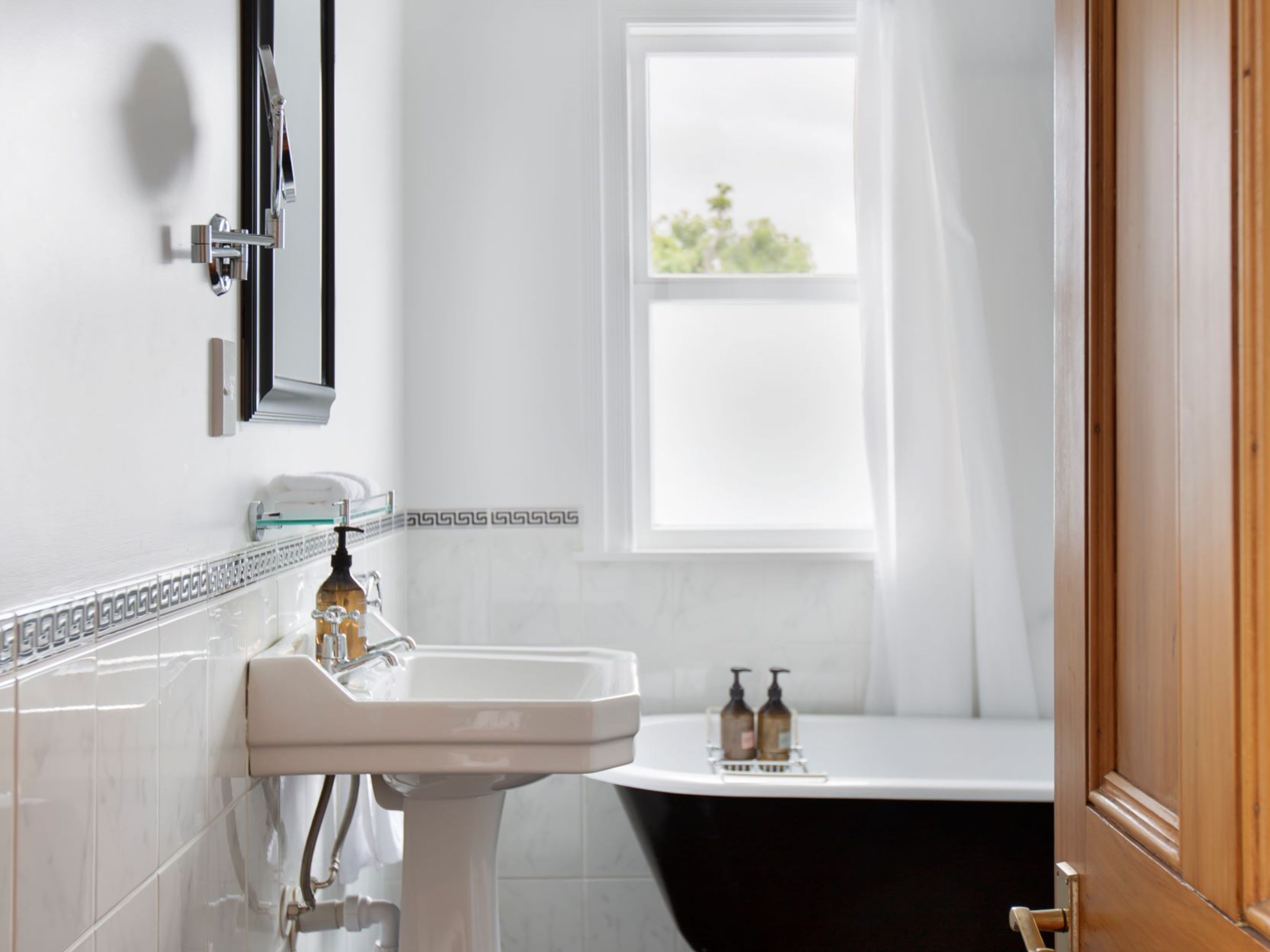 petit suite | bathroom | eco-friendly toiletries, hair dryer, bathrobes, towels