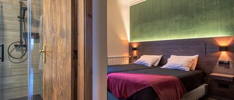 Chambre avec lits jumeaux (101) | Bureau, Wi-Fi gratuit, draps fournis