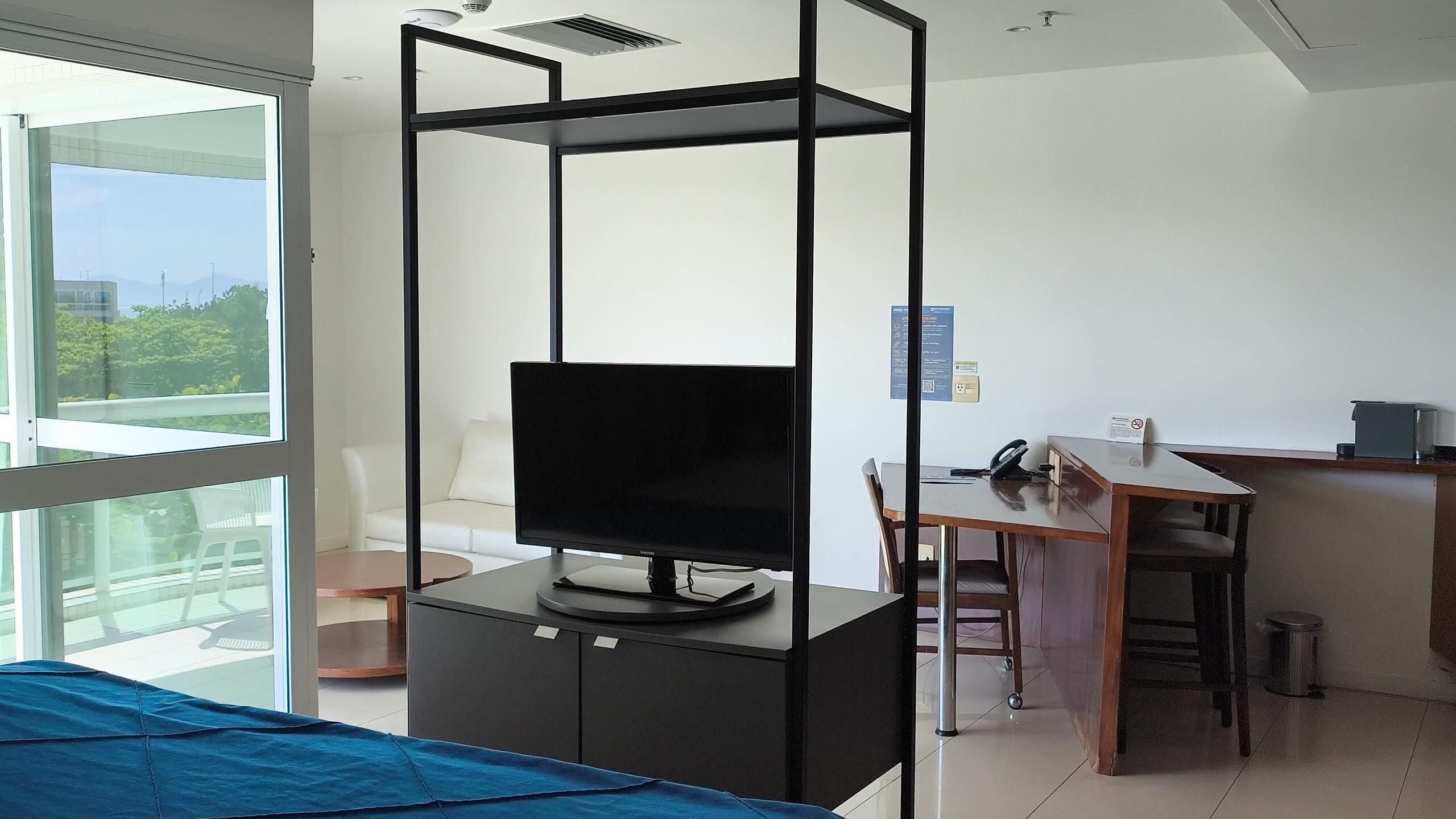 Minibar, in-room safe, desk, laptop workspace