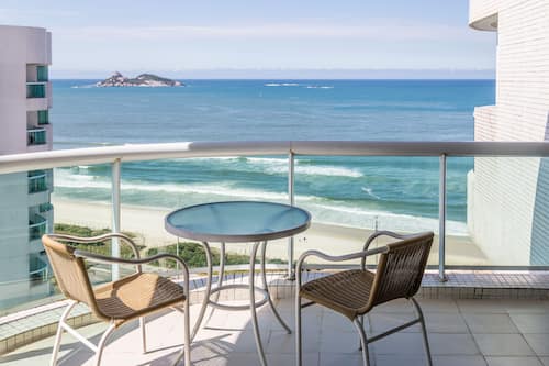 Blick vom Balkon