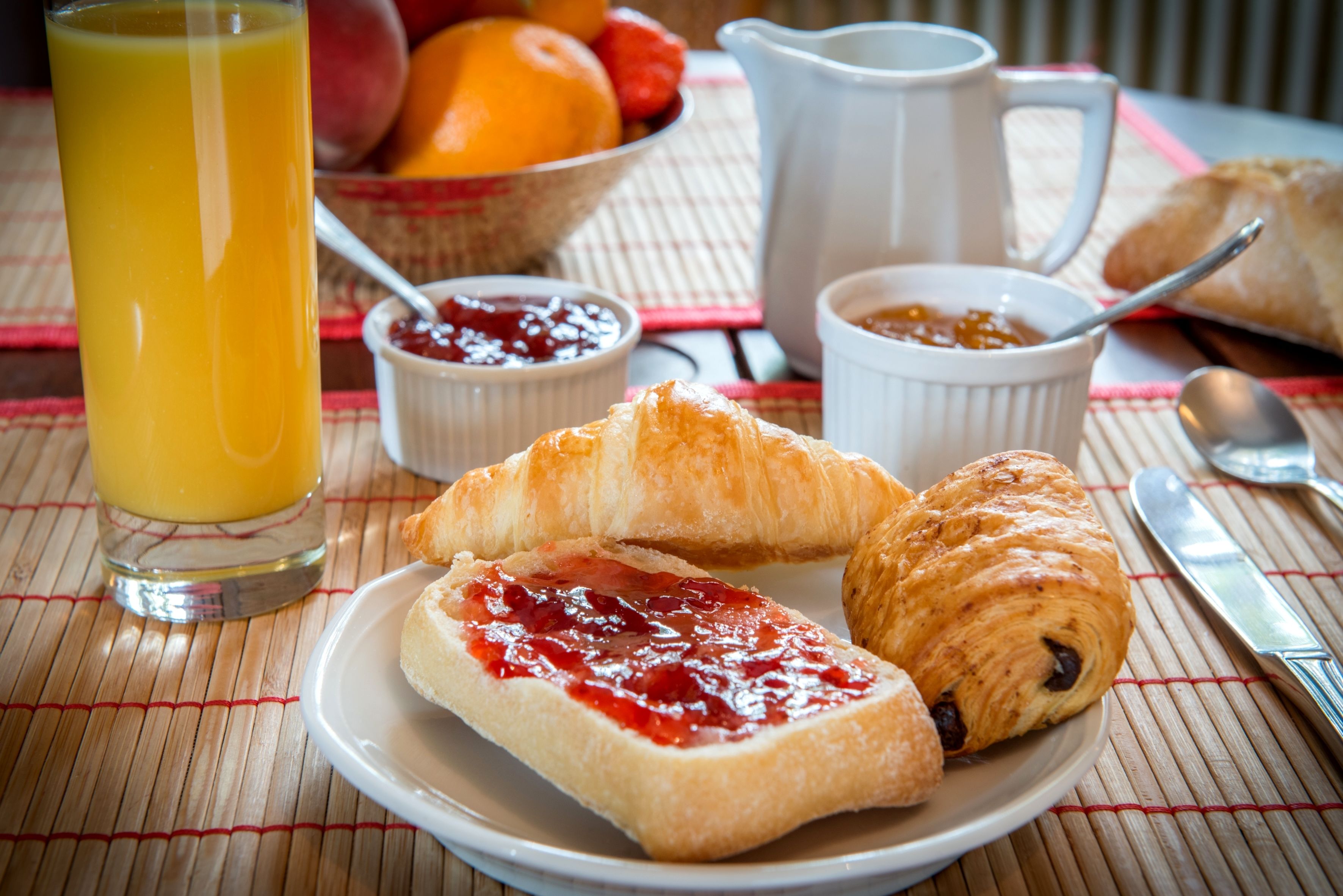 daily buffet breakfast (eur 9.5 per person)