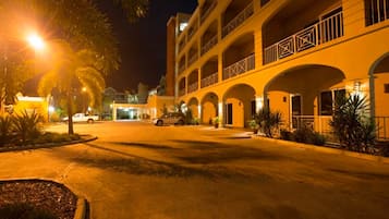 Front of property – evening/night