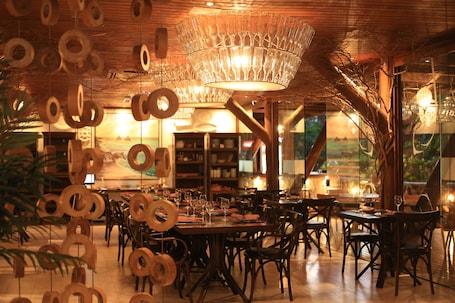 Entrada interior. Pousada Triboju