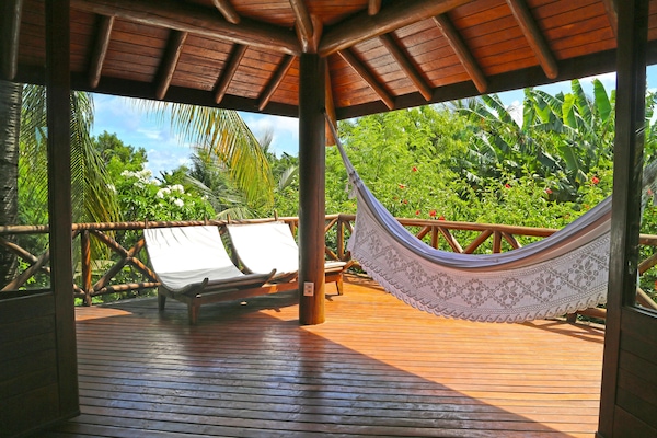 Deluxe bungalow, 1 slaapkamer | Kameruitzicht