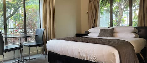 Premium bedding, in-room safe, desk, soundproofing