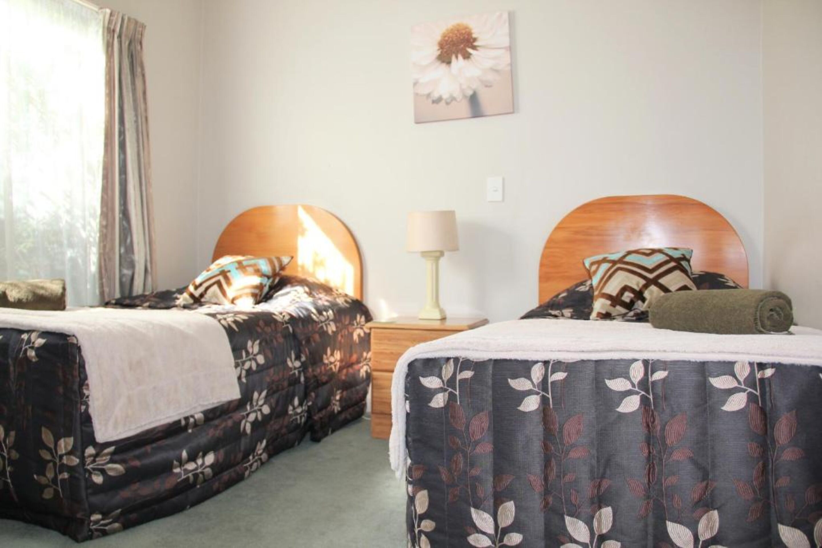 Premium bedding, laptop workspace, soundproofing, iron/ironing board