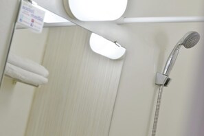 Ducha, secador de pelo, toallas