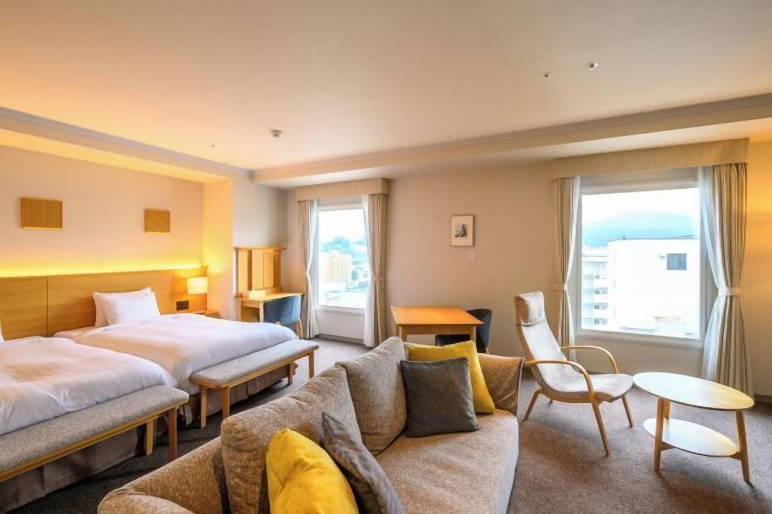 Down comforters, desk, soundproofing, iron/ironing board