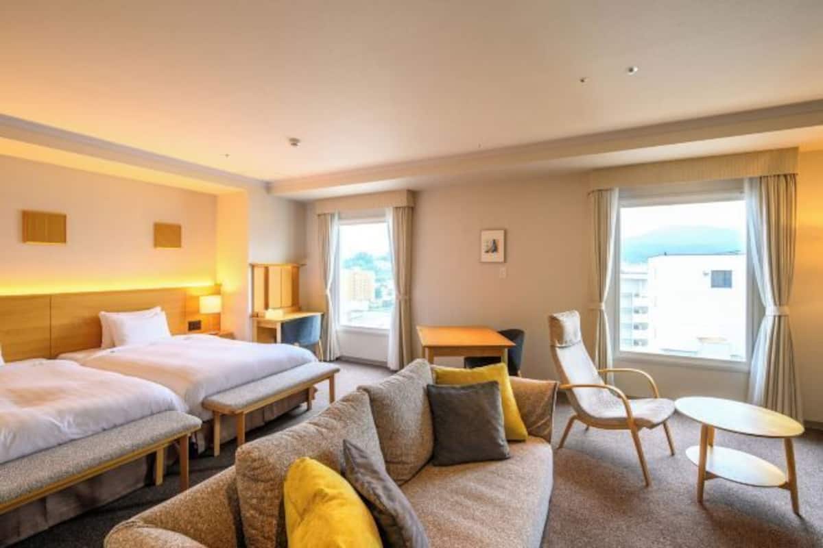 Down comforters, desk, soundproofing, iron/ironing board