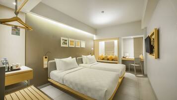 Minibar, caja de seguridad en la habitación, escritorio y wifi gratis