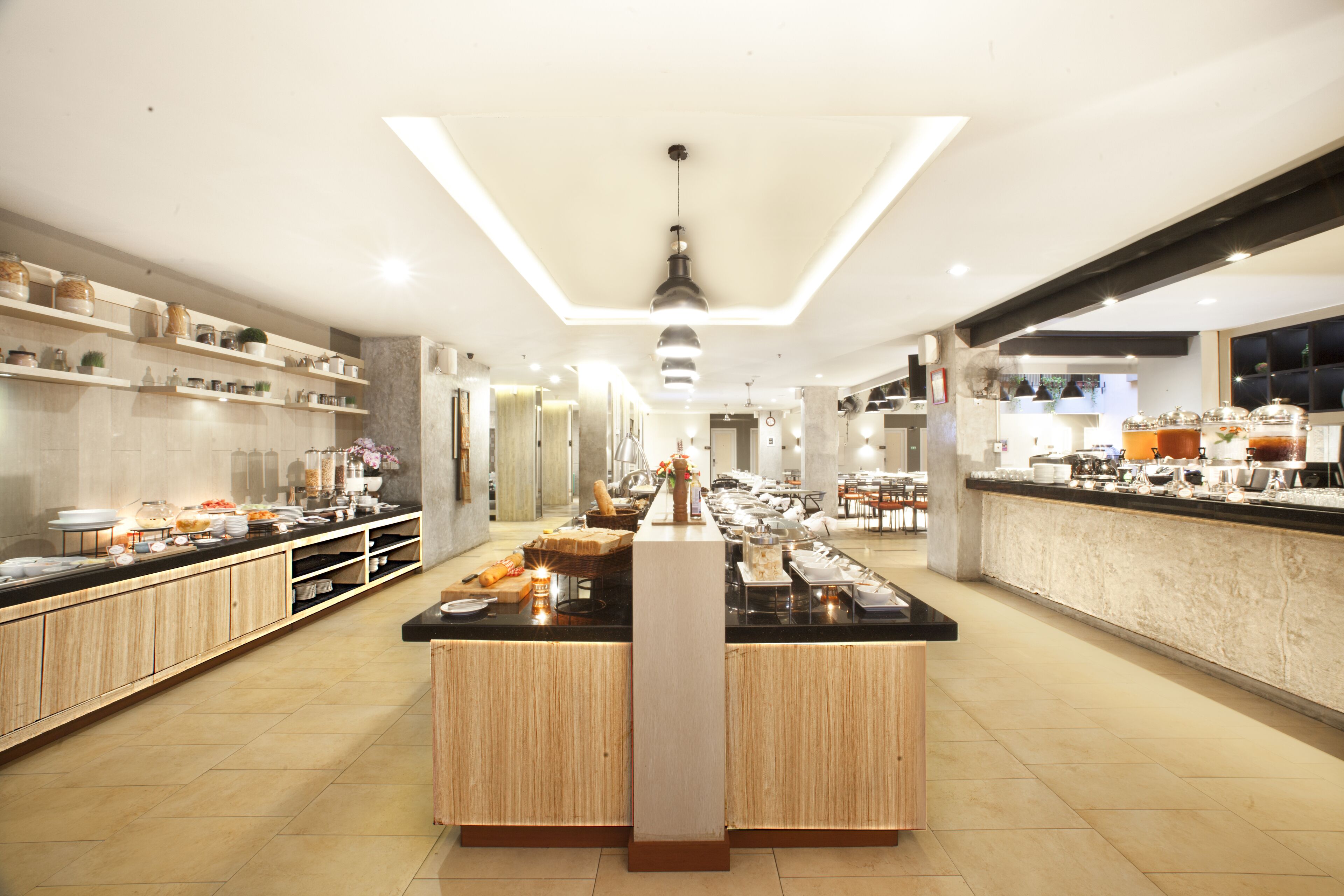 daily buffet breakfast (idr 150000 per person)