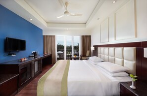 Egyptian cotton sheets, premium bedding, memory-foam beds, in-room safe - The Acacia Hotel & Spa Goa (Candolim)