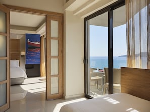 Family Room, Partial Sea View | In-room safe, desk, blackout drapes, free WiFi