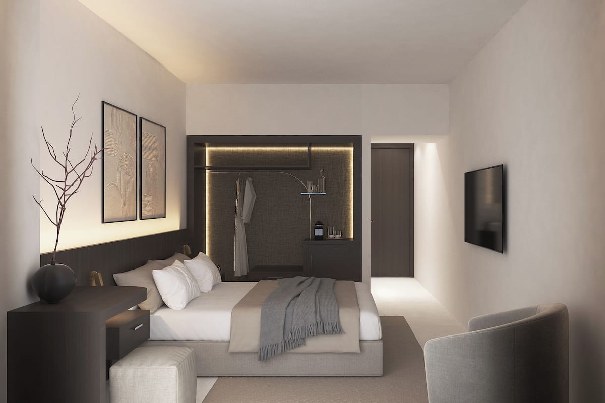 Double or Twin Room, Garden View | Free minibar items, in-room safe, desk, blackout drapes