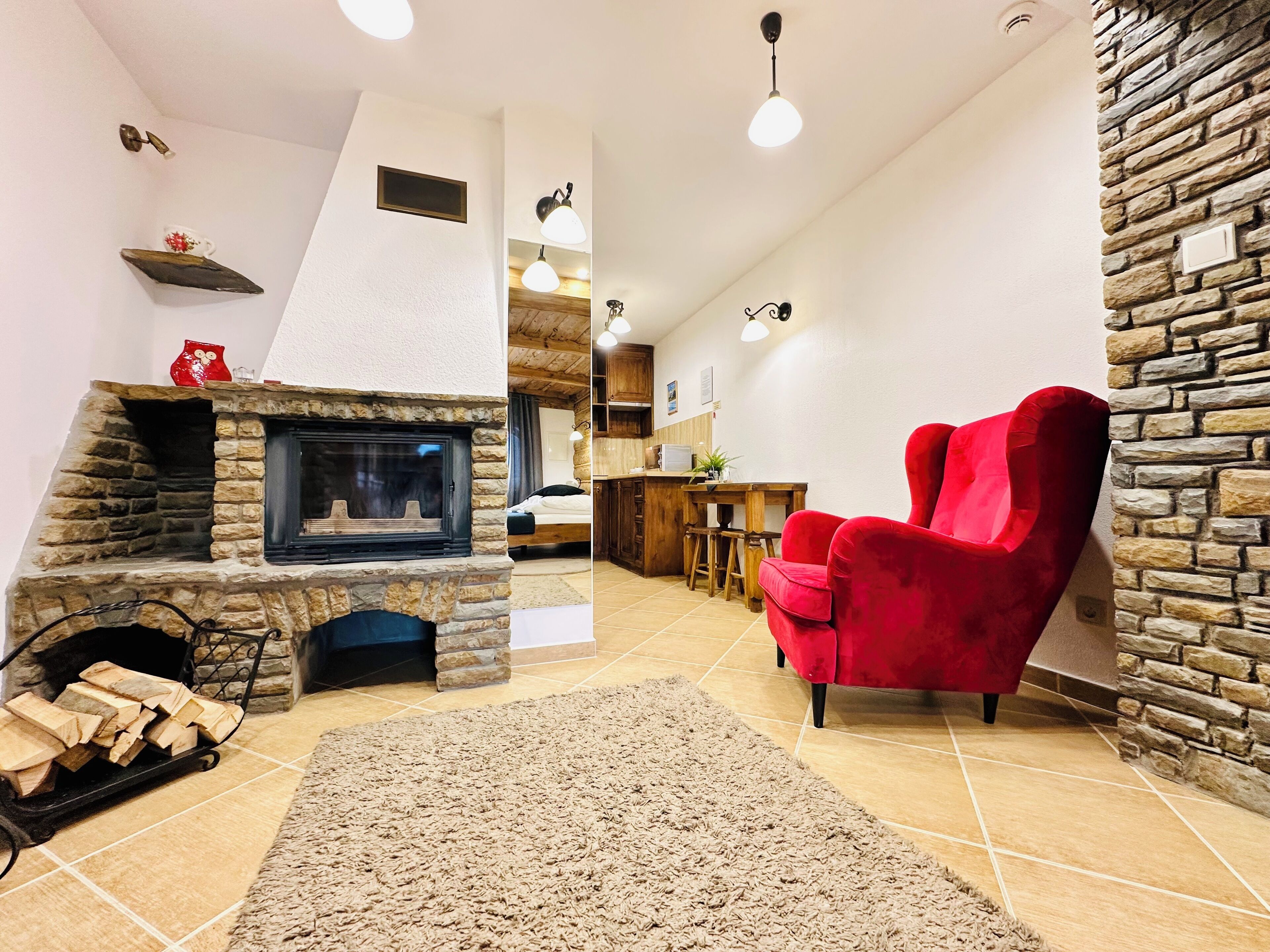 Apartamento junior, chimenea, vistas a la montaña (201415725) | Colchones viscoelásticos, caja fuerte, cortinas opacas