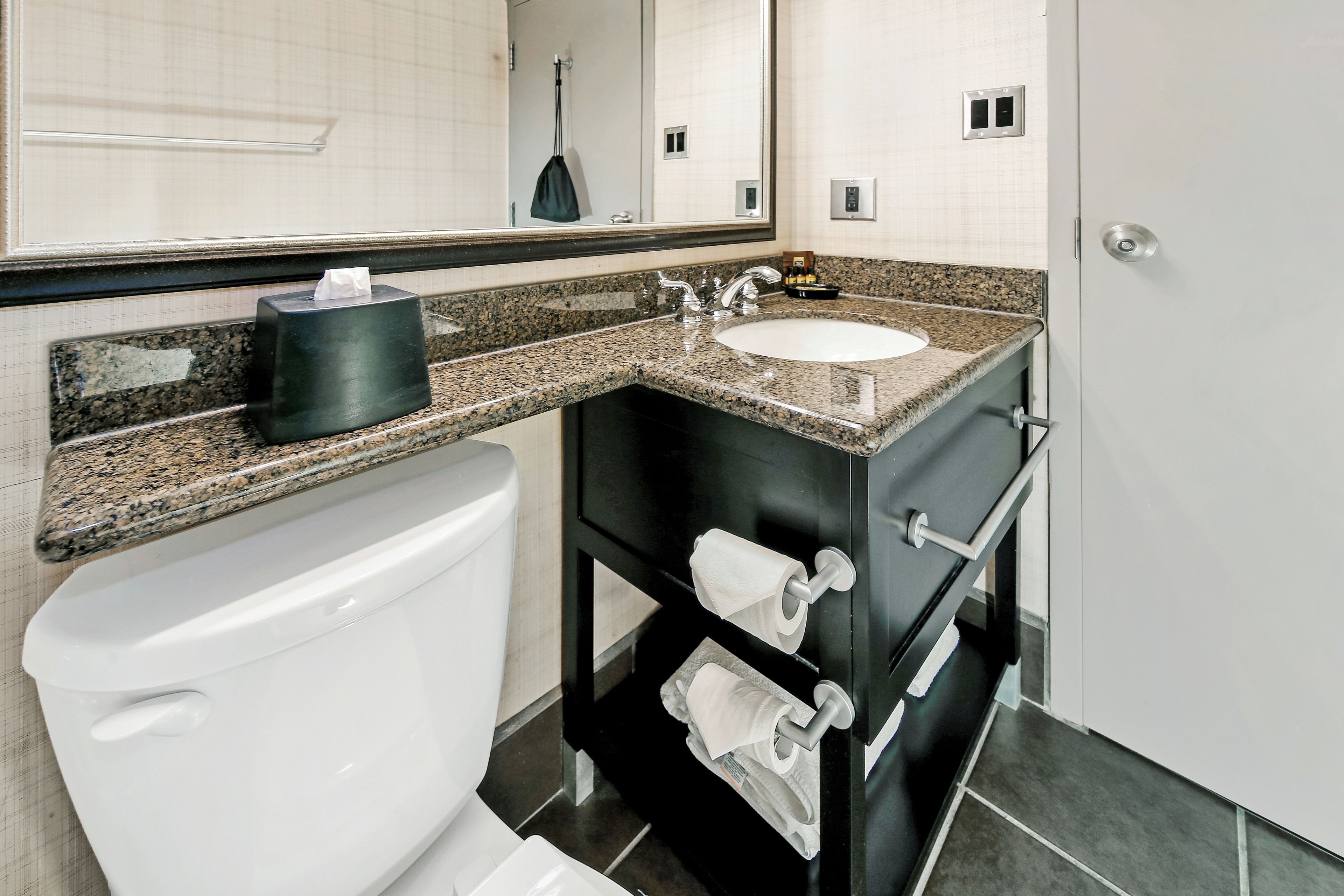 standard room, multiple beds, non smoking, refrigerator & microwave (with sofabed) | bathroom | free toiletries, towels, soap, shampoo