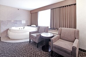 Suite, 1 King Bed, Non Smoking, Jetted Tub | In-room safe, desk, blackout drapes, iron/ironing board