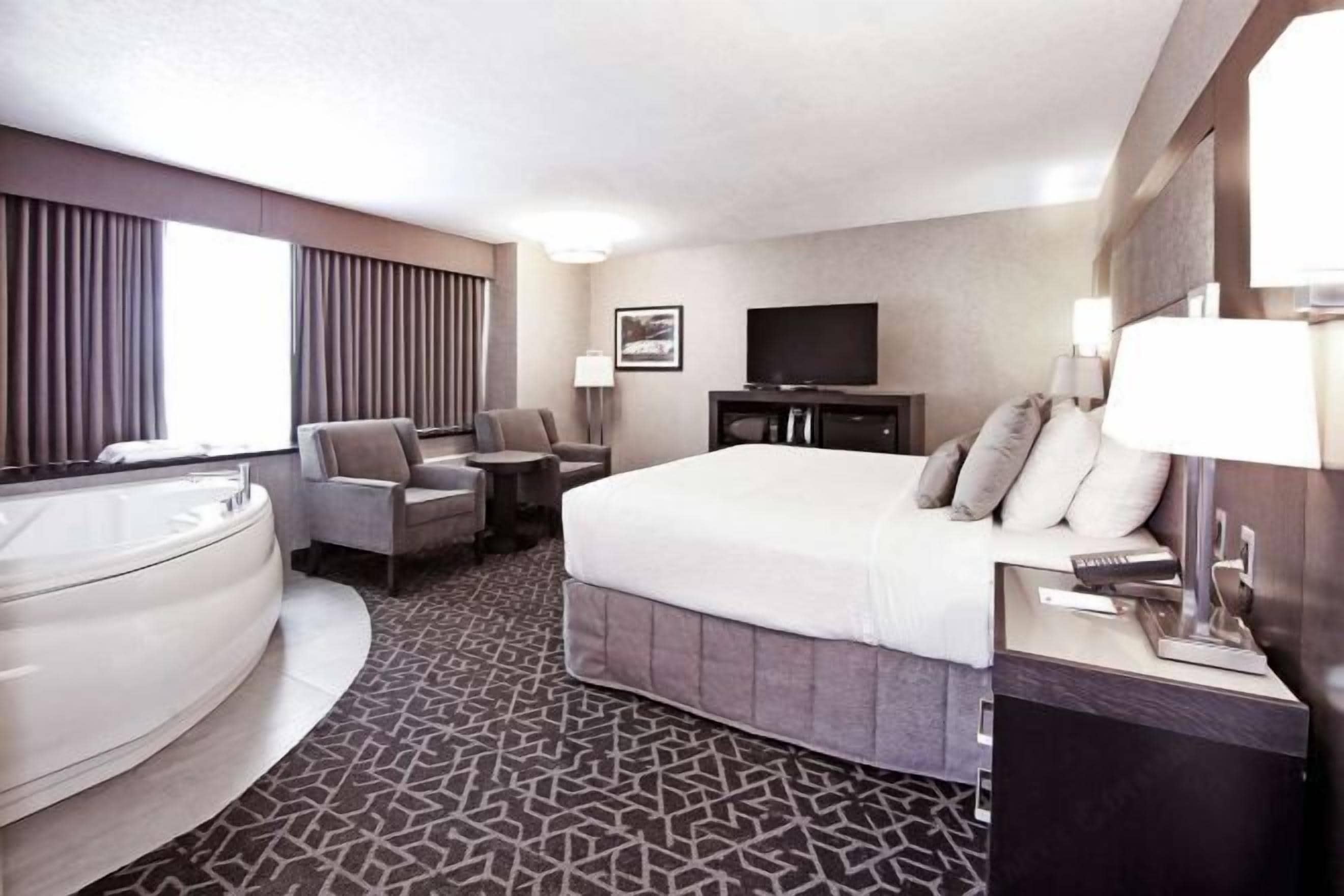 In-room safe, desk, blackout drapes, iron/ironing board