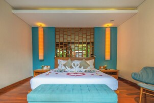 Villa, 1 Bedroom, Private Pool | 1 bedroom, minibar, in-room safe, desk