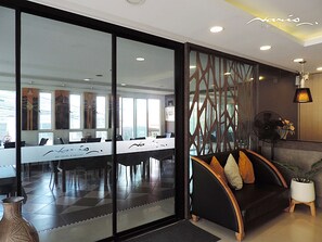 Lobby sitting area