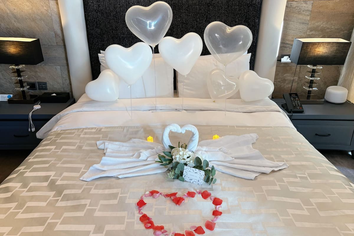 Presidential Suite (Room decoration + wine & snack set + complimentary late check-out at 12:00 pm) | 高級寢具、羽絨被、客房內保險箱、遮光布/窗簾