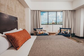 Studio, Corner | Down duvets, memory-foam beds, minibar, in-room safe