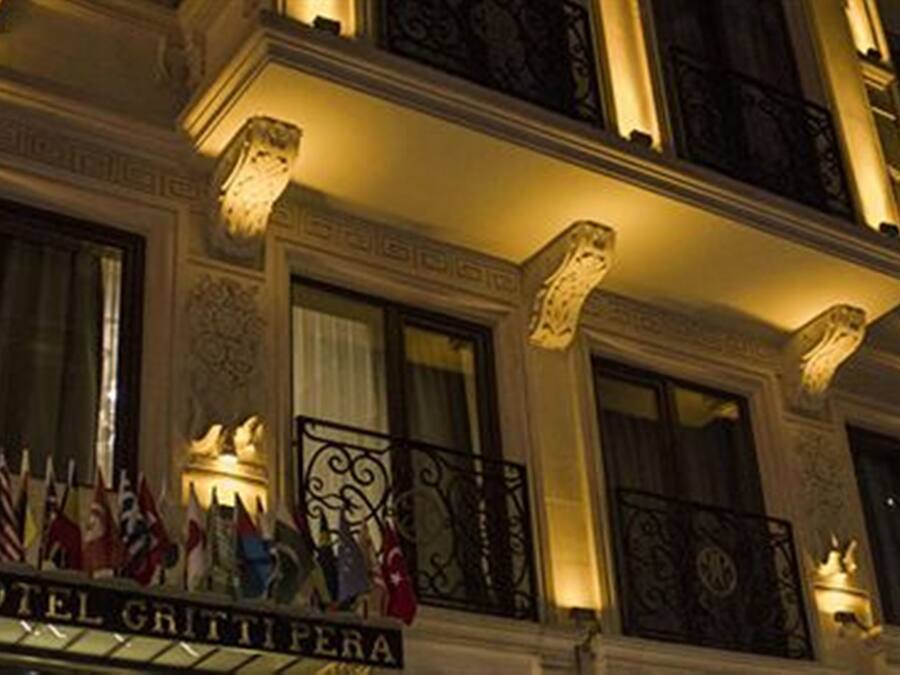 Front of property – evening/night