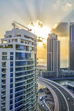 Deluxe Room, 2 Single Beds, City View | View from room