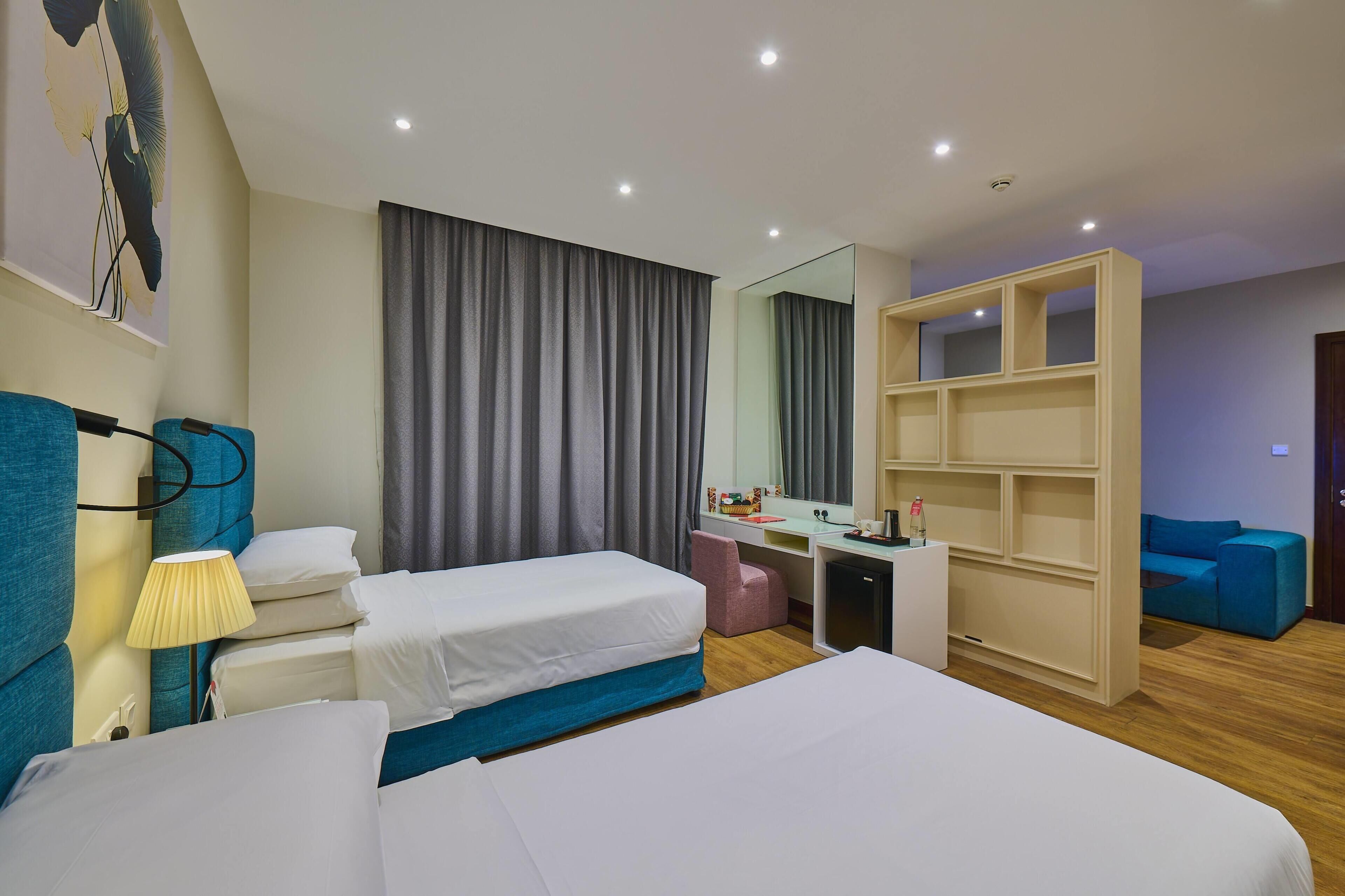 Couette en duvet d'oie, minibar, coffres-forts dans les chambres