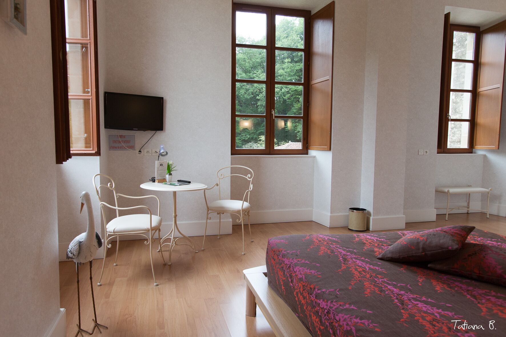 double room | premium bedding, individually decorated, desk, soundproofing