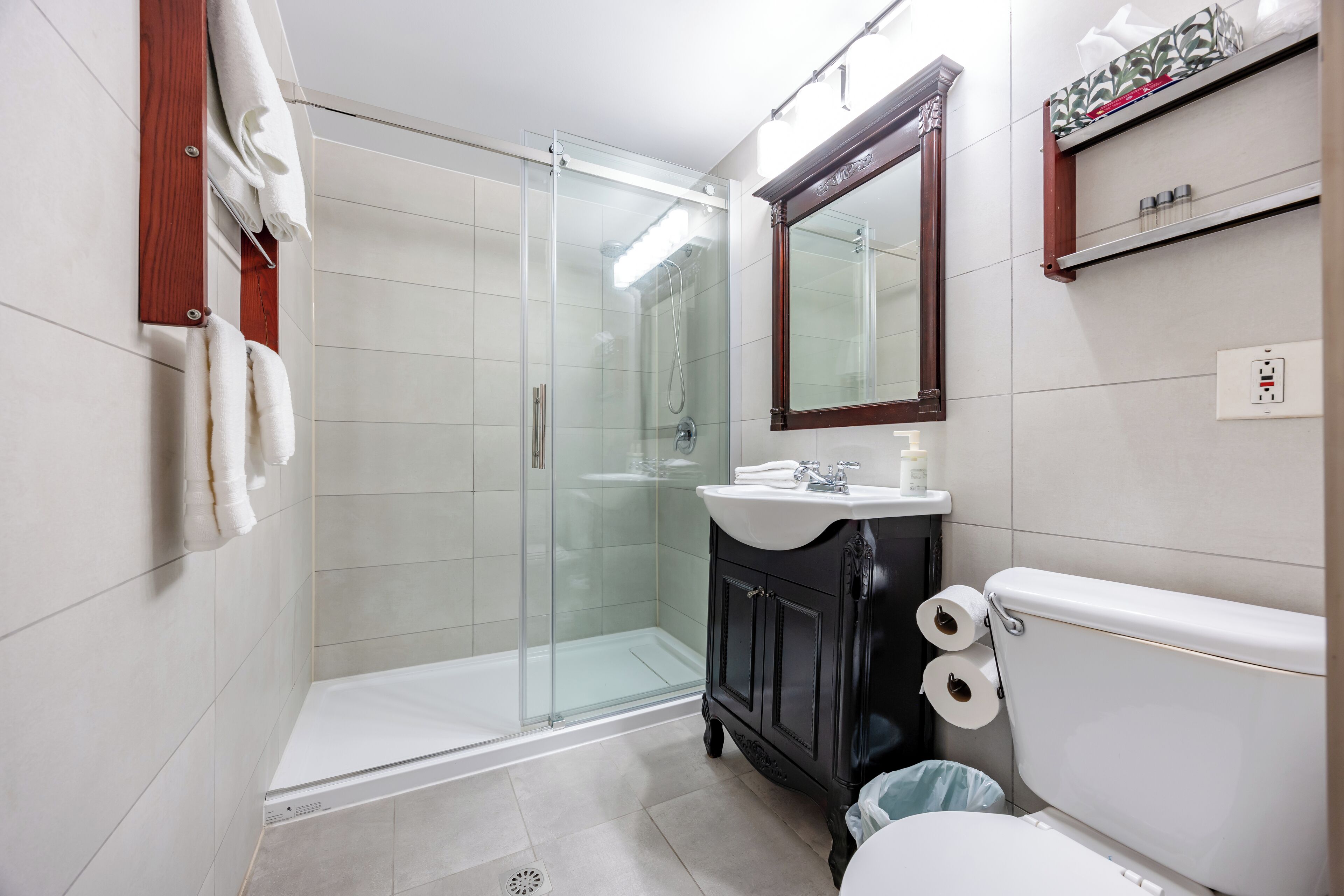 standard room | bathroom | hair dryer, towels