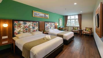 Deluxe Family Room | In-room safe, desk, soundproofing, free cots/infant beds
