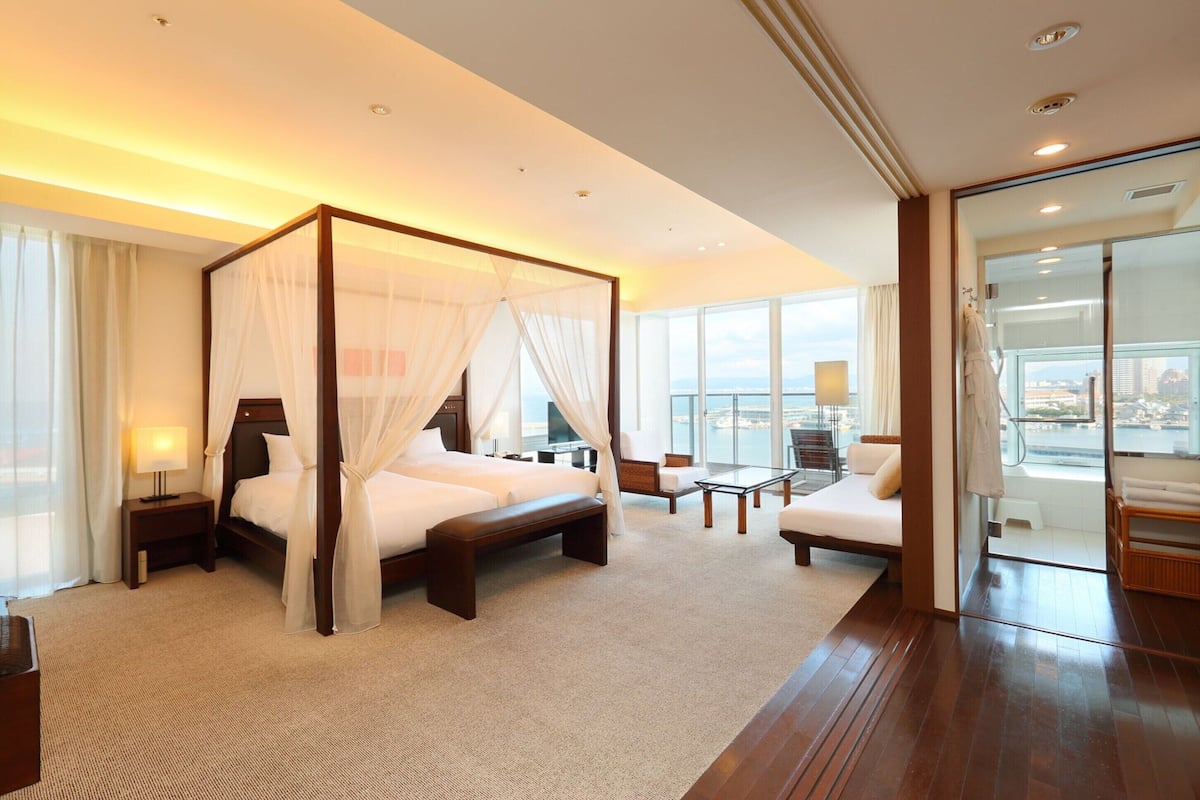 deluxe twin room | premium bedding, in-room safe, iron/ironing board, free cots/infant beds