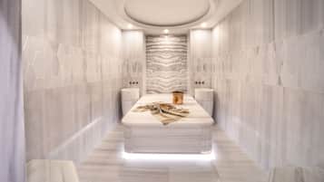 Salas de tratamiento para parejas y sauna