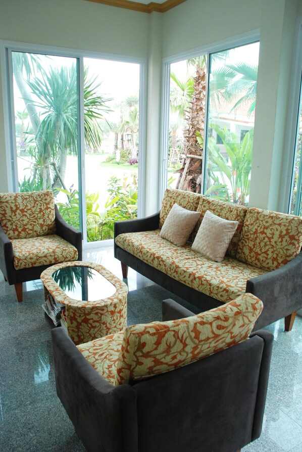 Lobby sitting area