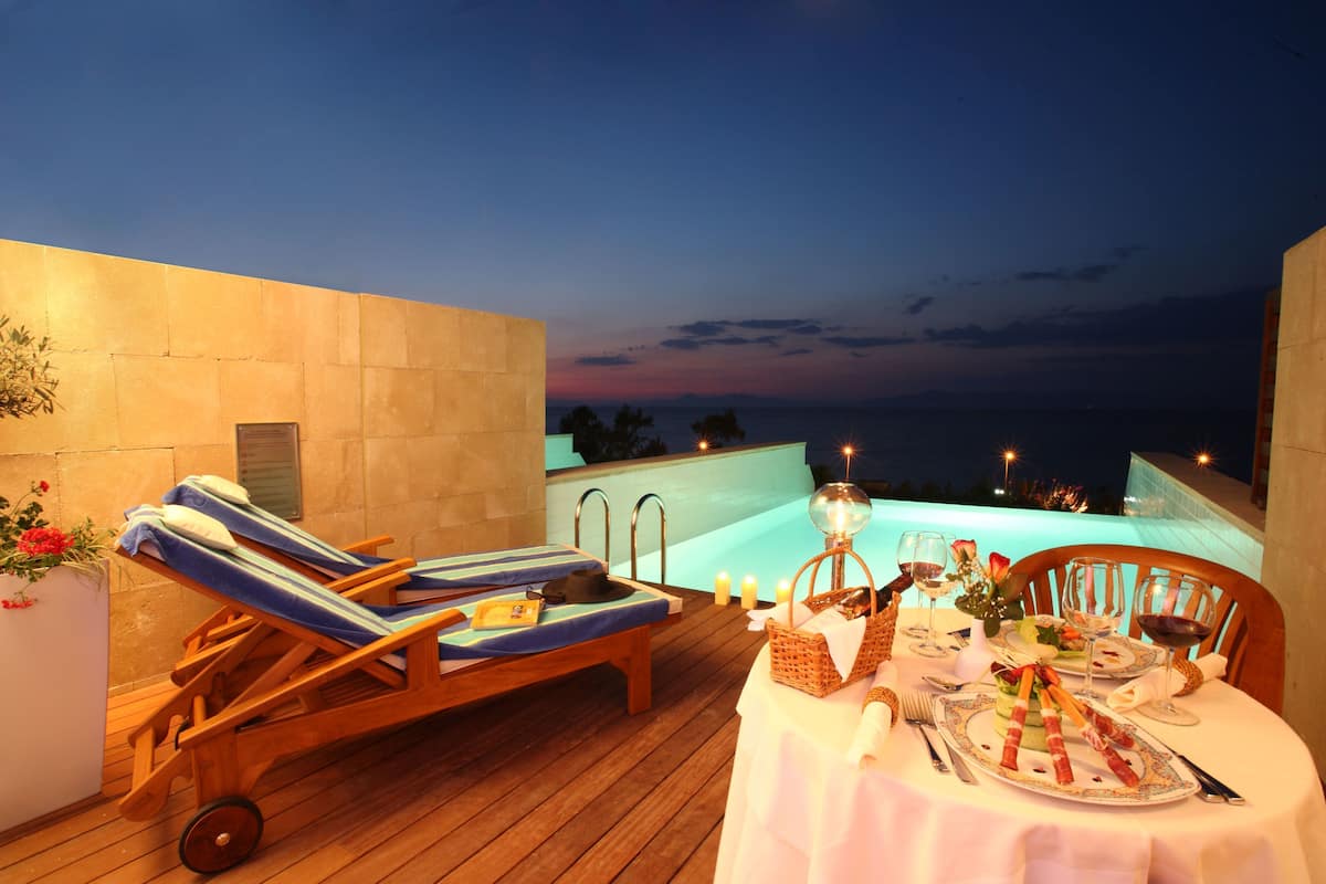 Elite Suite, Private Pool | Terrace/patio