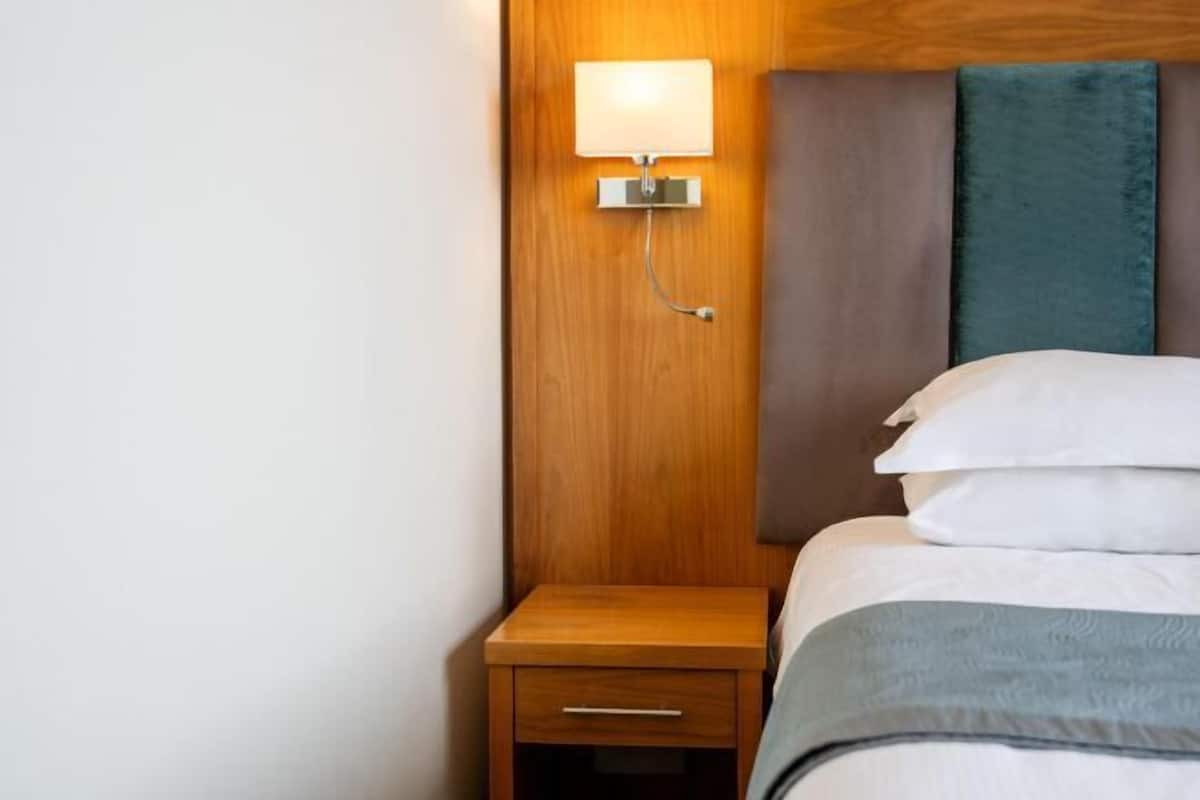 In-room safe, desk, laptop workspace, iron/ironing board