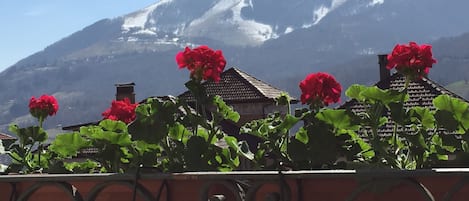 Blick von der Unterkunft