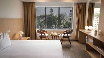 Literie de qualité supérieure, surmatelas, minibar