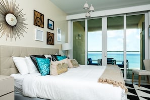 Family Condo, 2 Bedrooms, Ocean View | Iron/ironing board, free WiFi, bed sheets