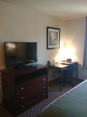 Room, 1 King Bed, Non Smoking | Television