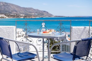 Superior Apartment, Sea View | Terrace/patio - Afroditi Apartments (Ierapetra)