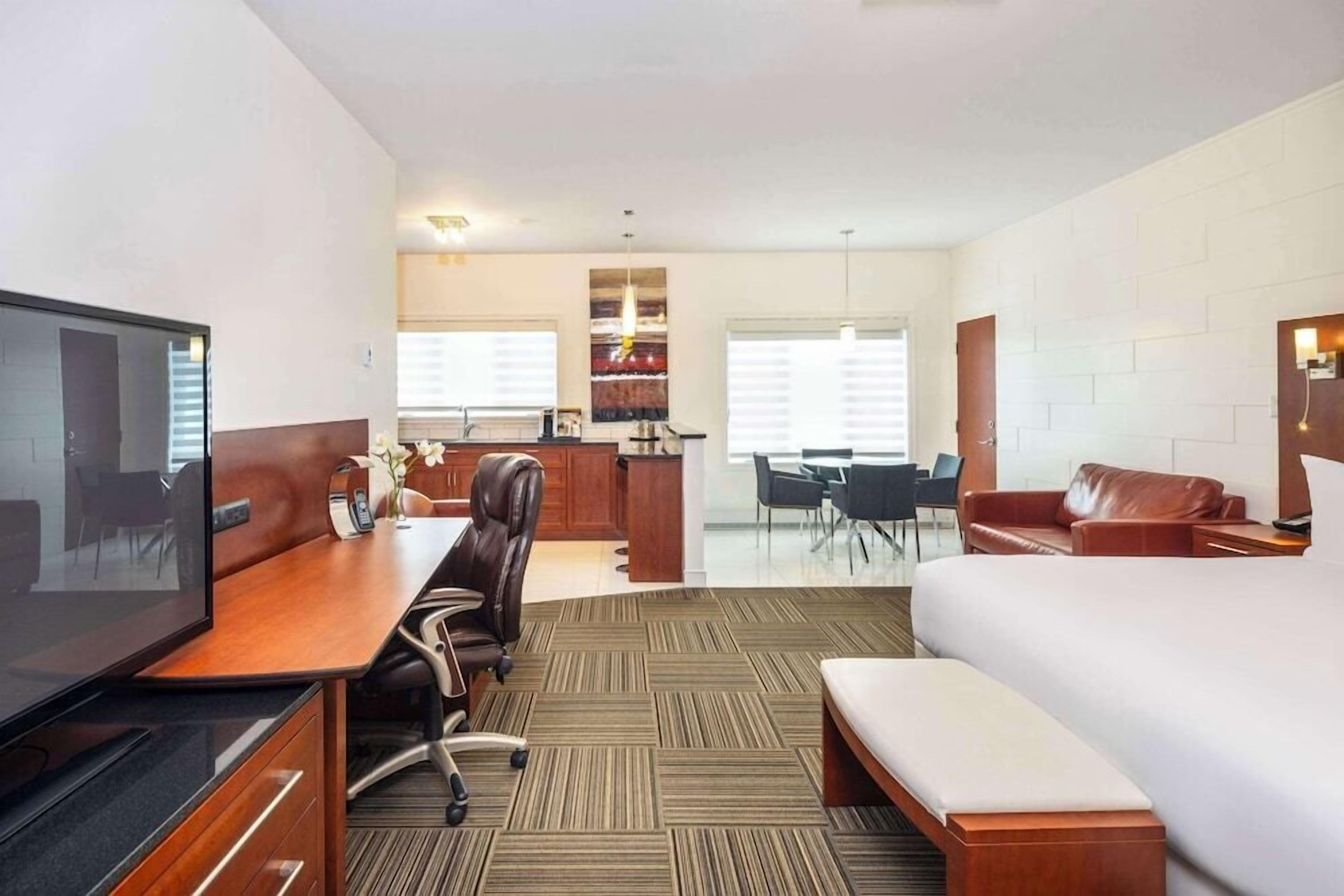 Select Comfort beds, in-room safe, soundproofing, iron/ironing board