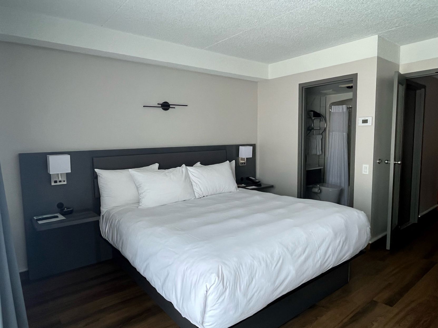 Select Comfort beds, in-room safe, soundproofing, iron/ironing board