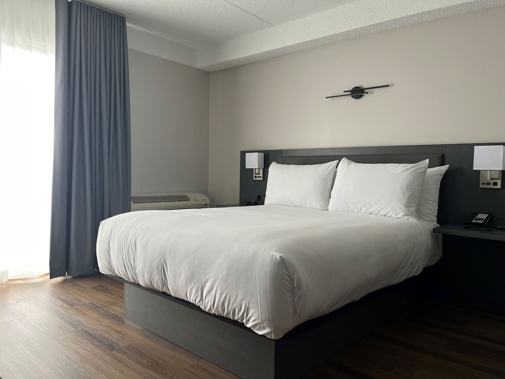 Select Comfort beds, in-room safe, soundproofing, iron/ironing board