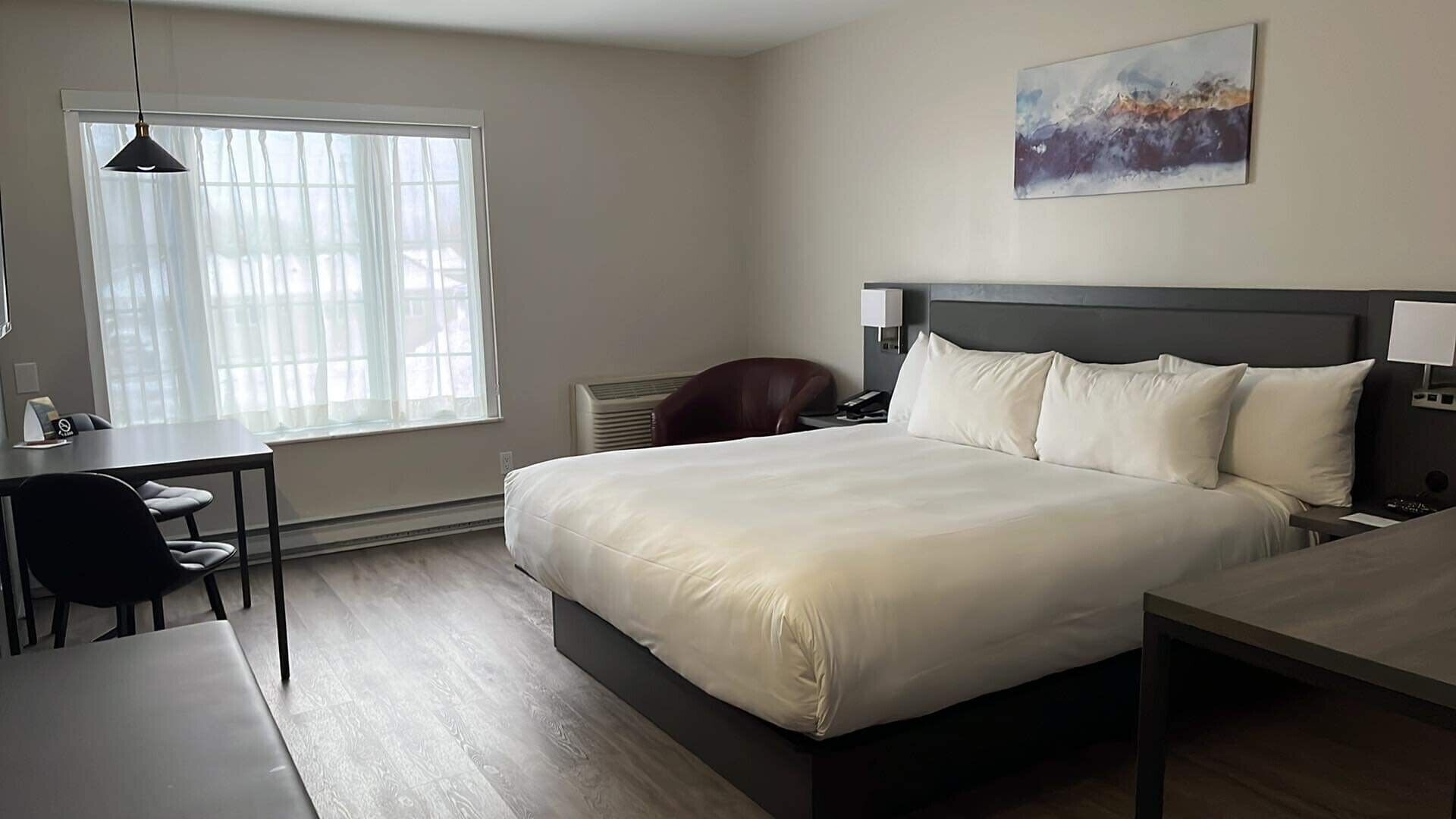 Select Comfort beds, in-room safe, soundproofing, iron/ironing board