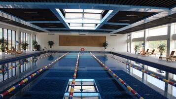 Indoor pool, outdoor pool