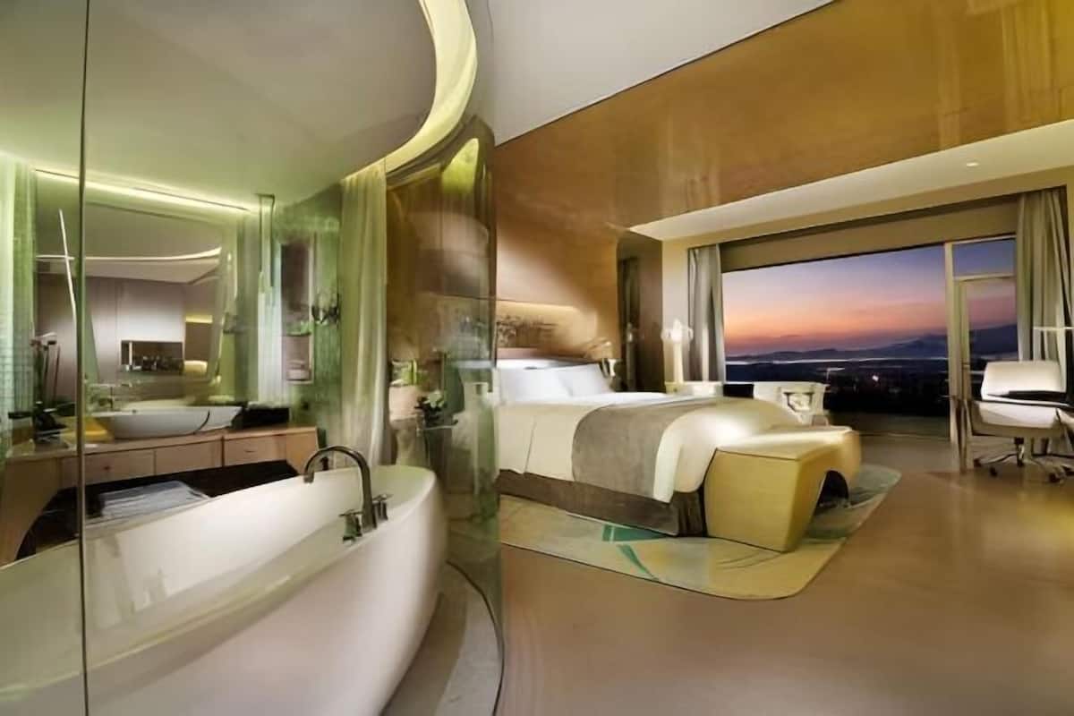 Down comforters, pillowtop beds, minibar, in-room safe